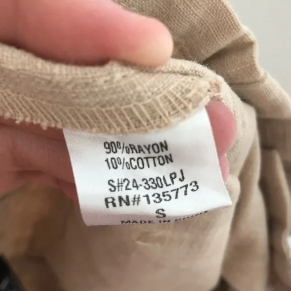 Vici Top Notch High-Rise Woven Paperbag Belted Trousers | S - Picture 9 of 9